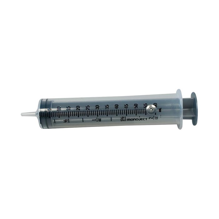 Delta Education Syringe with Tactile Indicator, 50 Milliliter, Pack of 8