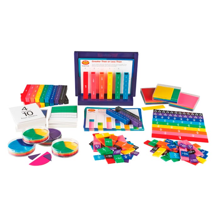 Learning Resources Rainbow Fraction Teaching System Kit