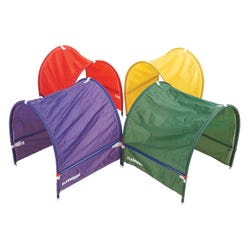 FlagHouse Mini Crawl Tunnel Set, Assorted Colors, Set of 4 2120364