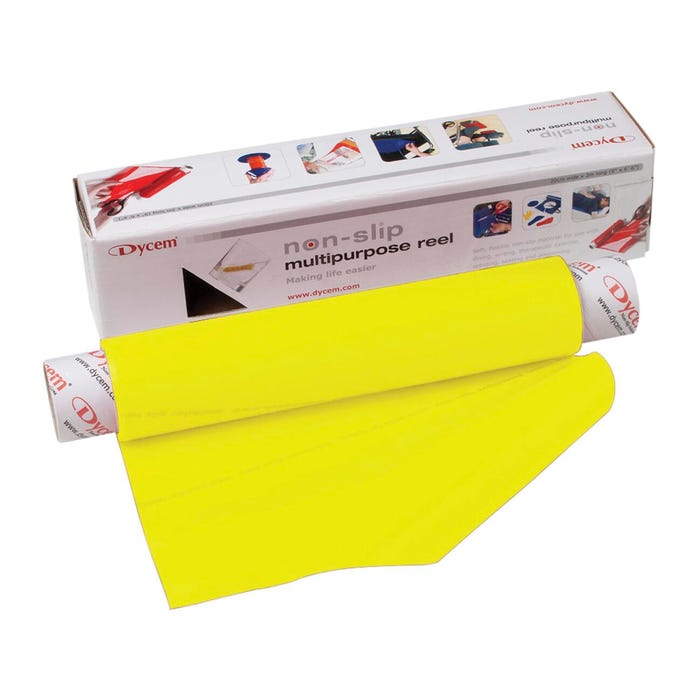 Dycem Non-Slip Material Roll, 16 Inches x 6-1/2 Feet, Yellow