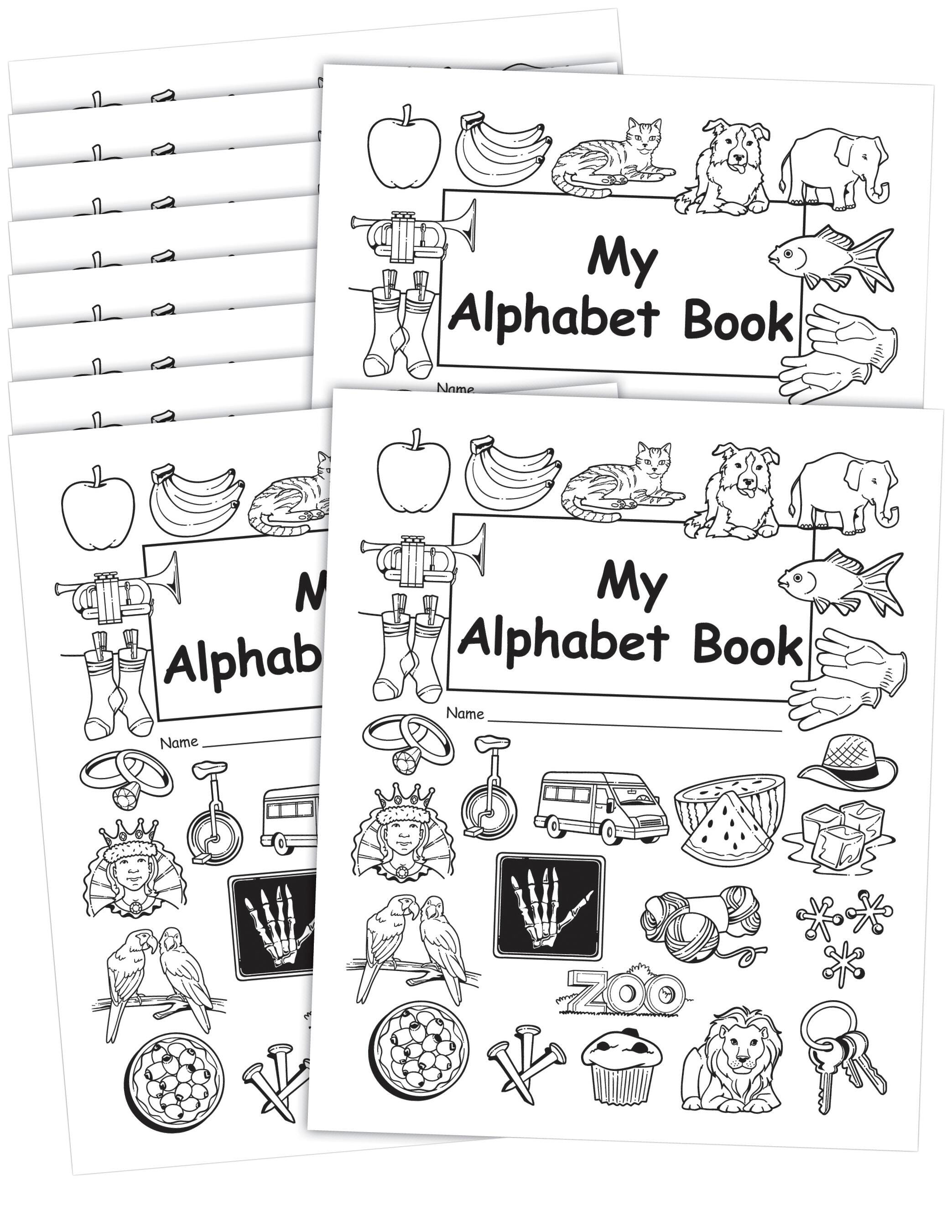 Image for Teacher Created Resource My Own Books: My Alphabet Book, Pack of 10 from School Specialty