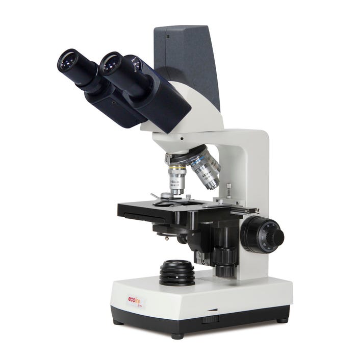 National Optical Ecoline Digital Binocular Microscope with Mechanical Stage and Iris Diaphragm