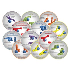 Image for HotSpots Exercise Ball Spots, 8-1/2 Inches, Set of 12 from School Specialty