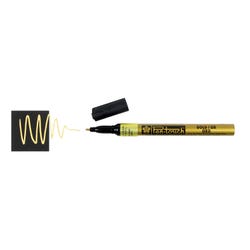 Sakura Pentouch Paint Marker, Fine Tip, Metallic Gold, Each 459023