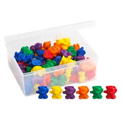 Achieve It! Backpack Bear Math Counters, Assorted Colors, Set of 300, Item Number 2105037
