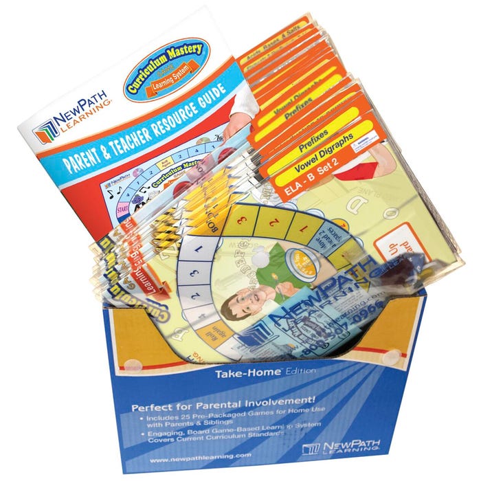 NewPath Learning English Language Arts Curriculum Mastery Take Home Game Edition, Grade 5