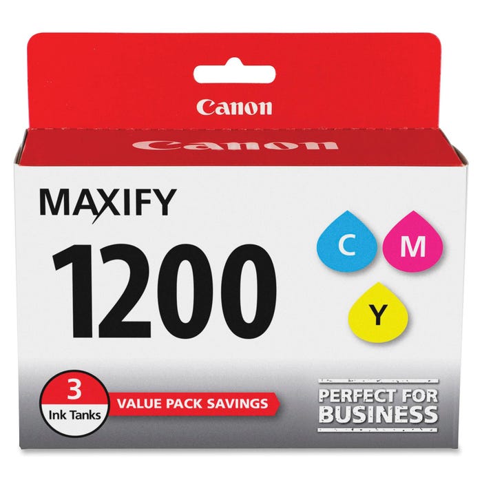 Canon Ink Tank Cartridge, PGI1200CMY, Multi-Color, Pack of 3