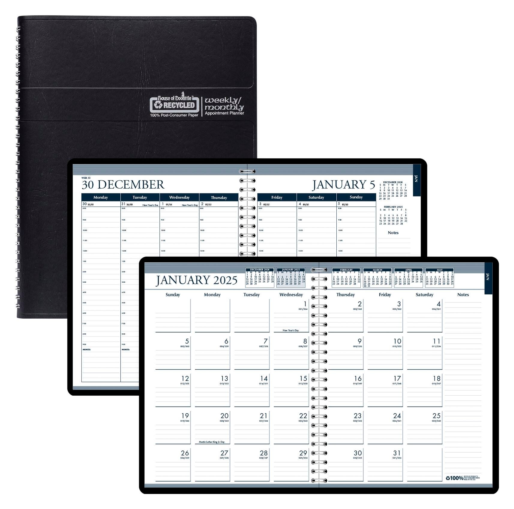 House of Doolittle, Weekly/Monthly Calendar 2025-2026 Planner, 8-1/2 x 11 Inches, Each 2154413