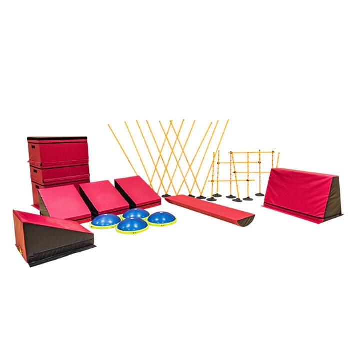 Everlast Climbing Hijinx Ninja Course 9-12 with Blue Mat