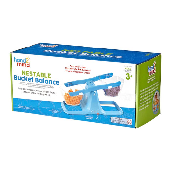 hand2mind Nestable Bucket Balance, Single