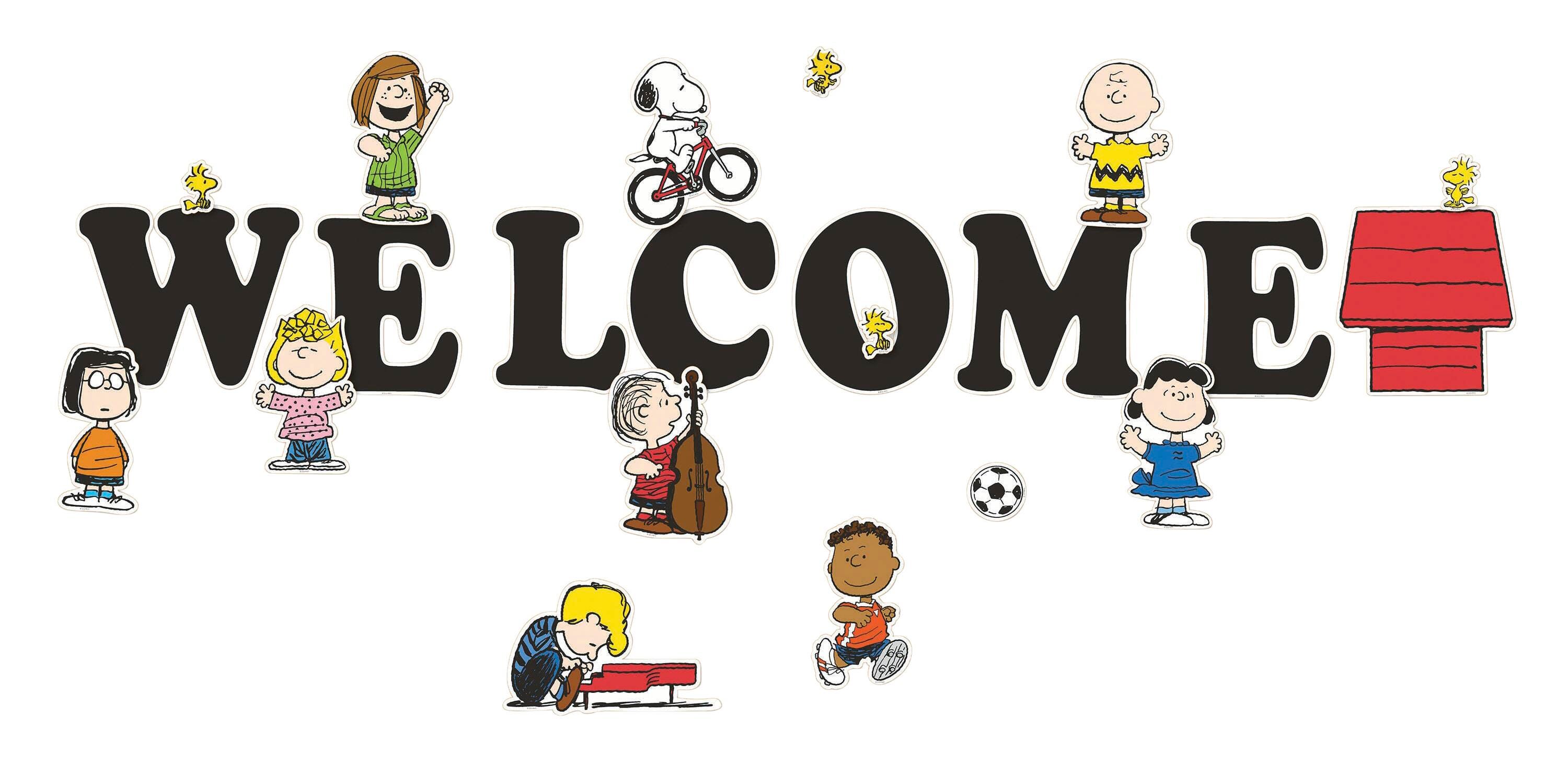 Eureka Peanuts Welcome Letters Set 2148595