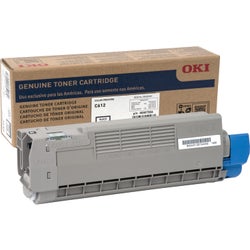 Okidata Ink Toner Cartridge, 46507504, Black