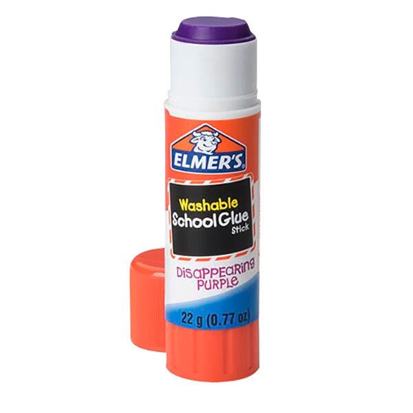 Image for Elmer's School Glue Stick, 0.77 Ounces, Disappearing Purple from School Specialty