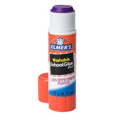 Elmer's School Glue Stick, 0.77 Ounces, Disappearing Purple 023136