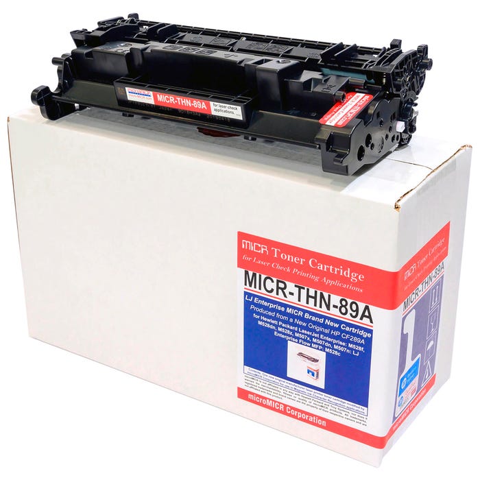 microMICR Toner Cartridge, MICRTHN89A, Black