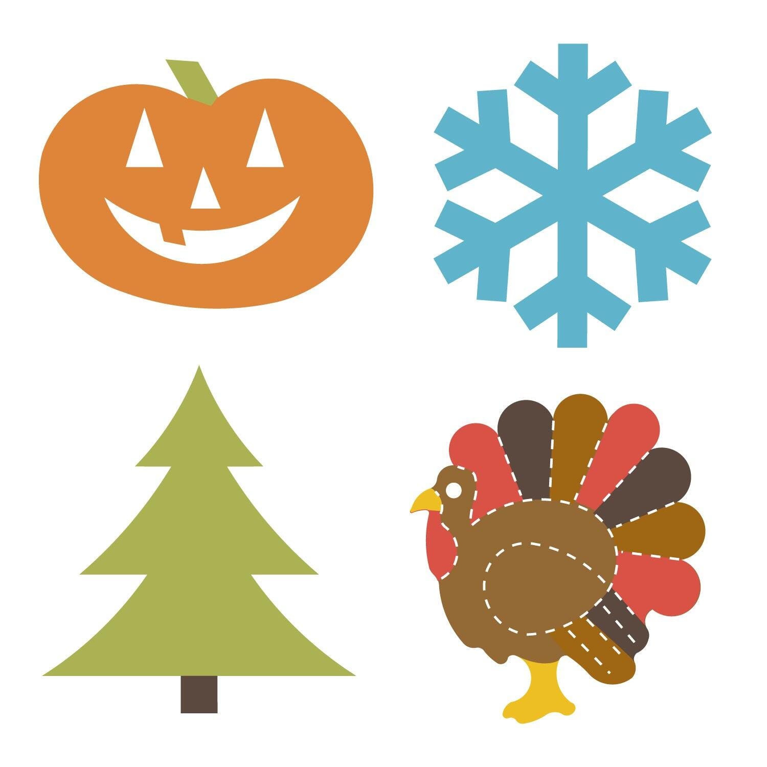 AccuCut Fall/Winter Dies, Set of 4 2216255