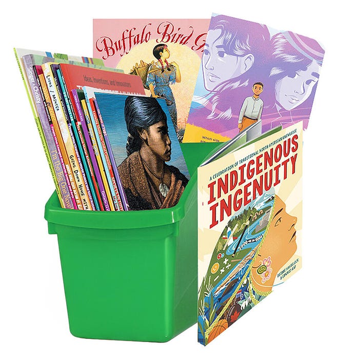 Achieve It! Native & Indigenous Peoples Classroom Library, Grades 4 to 5, Set of 35