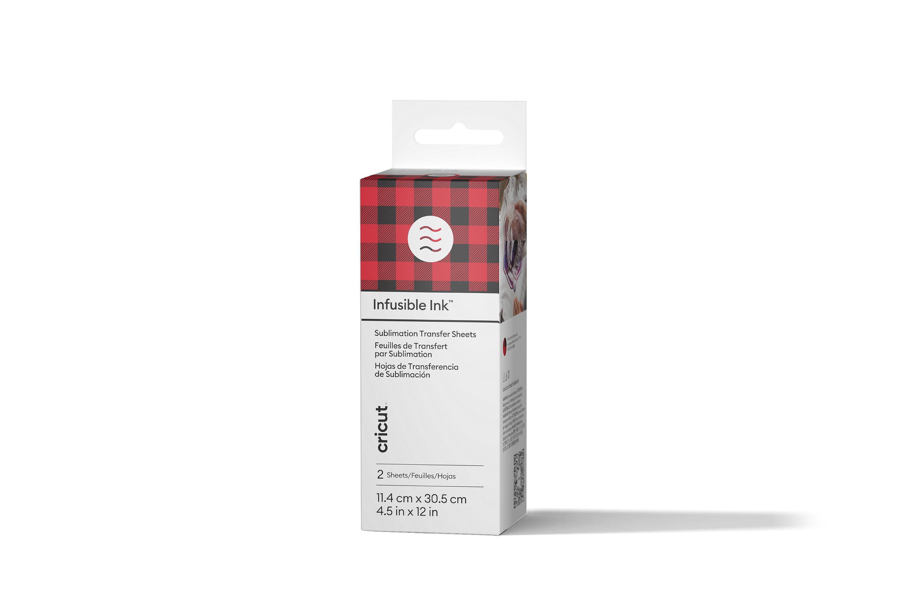 Cricut Infusible Ink Transfer Sheets, 4-1/2 x 12 Inches, Buffalo Plaid, Pack of 2 2216181