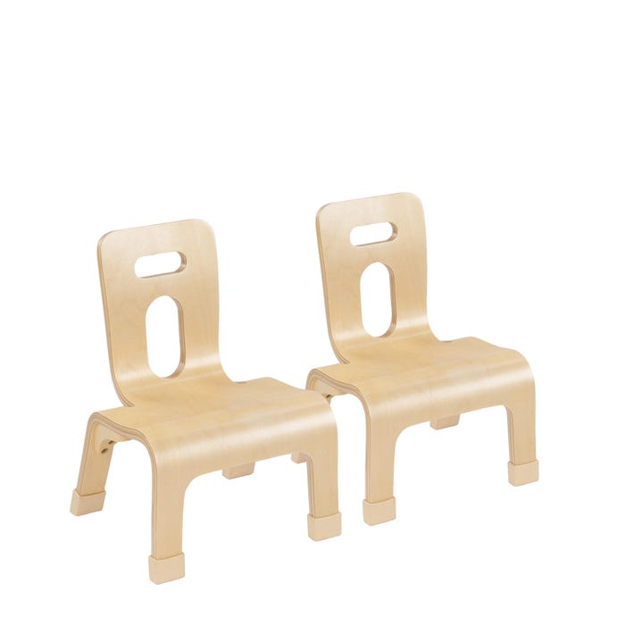 Wood Designs Maple Heritage Bentwood Chair, Set of 2