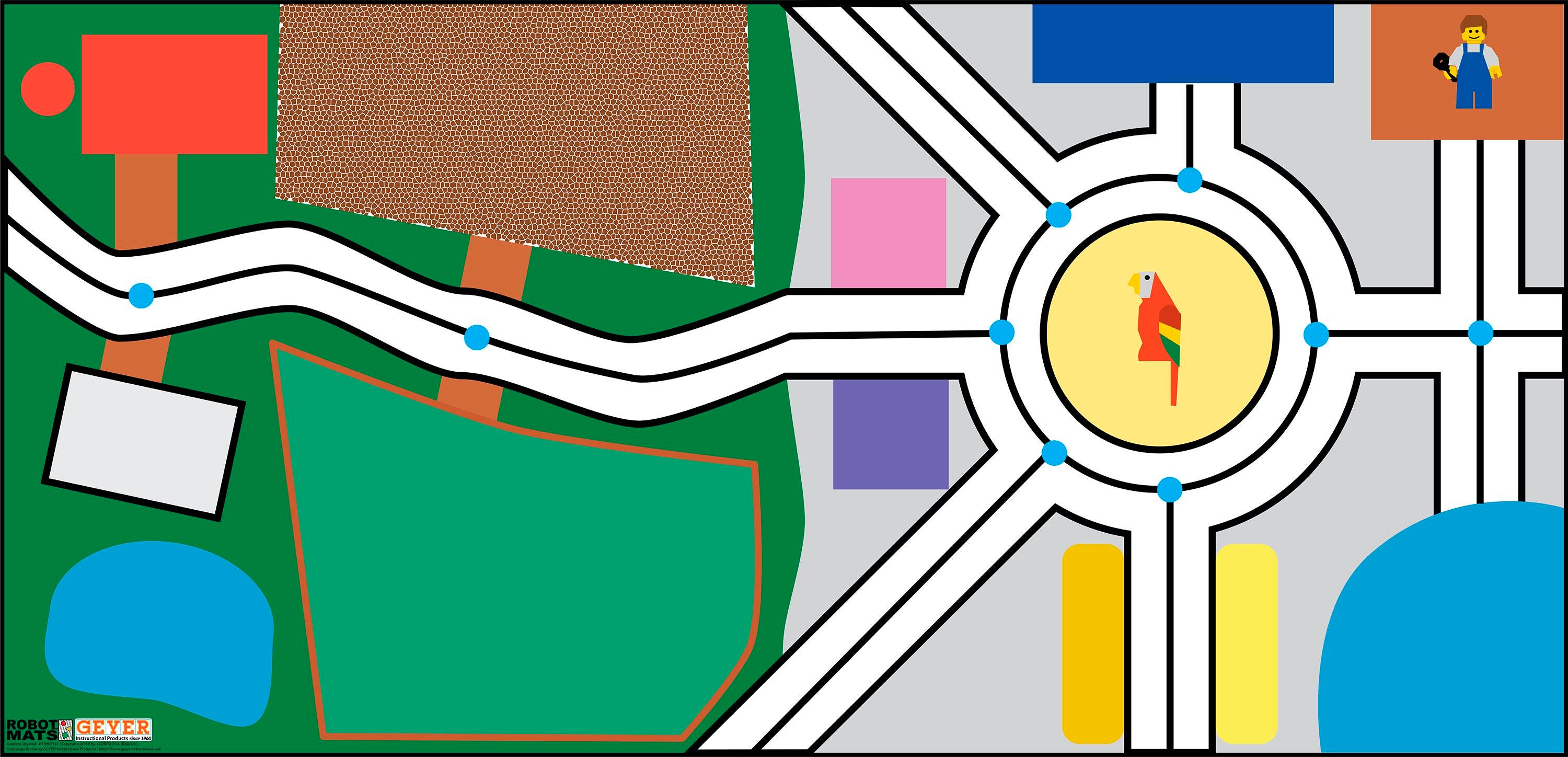 Geyer Instructional Geyer Instructional Robotics Challenge Country City Mat, 2024750