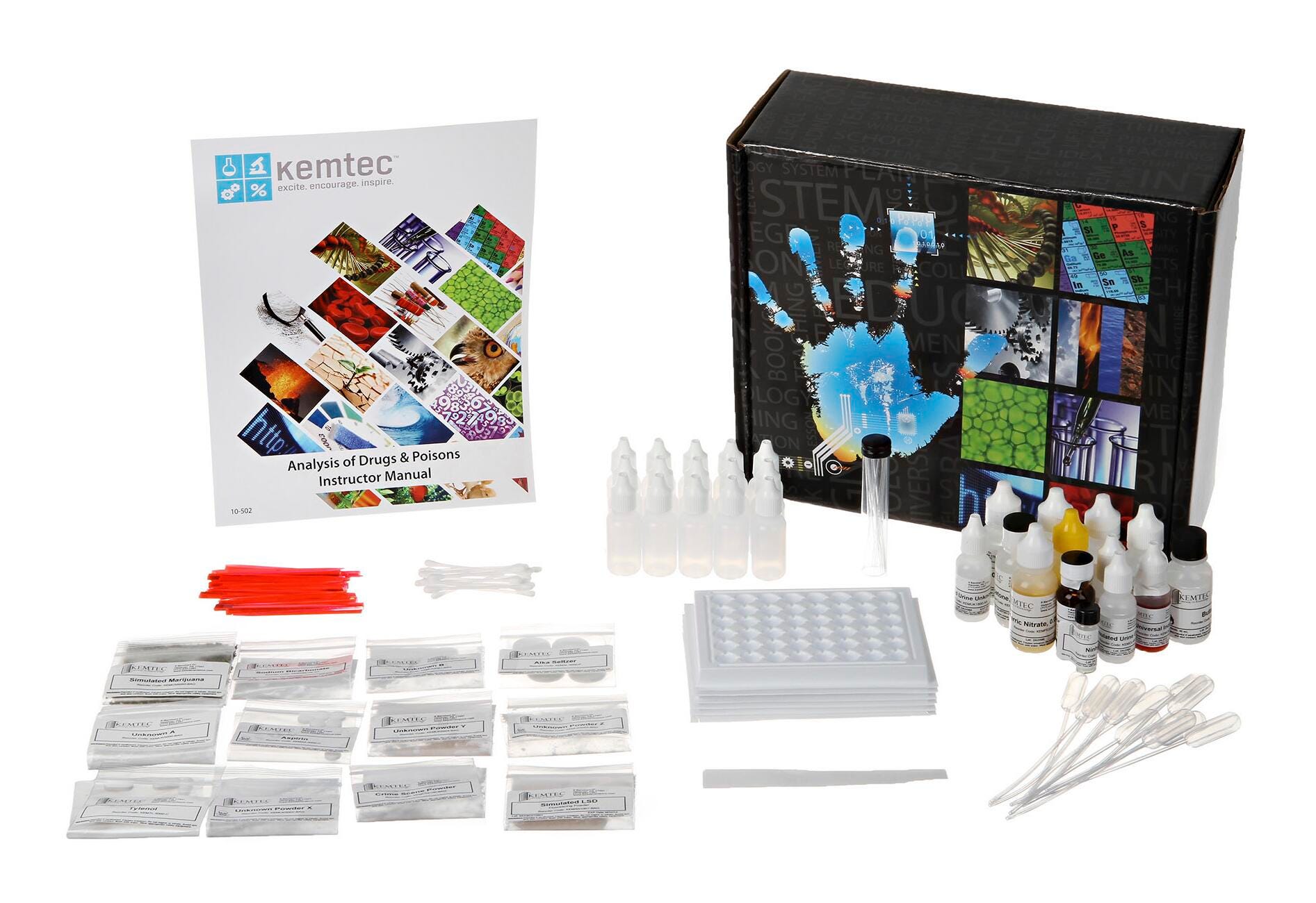 Image for Kemtec Analysis of Drugs and Poisons Kit from School Specialty
