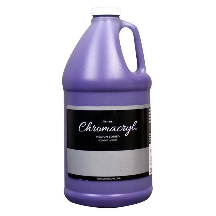 Chromacryl Students' Acrylics, Violet, Half Gallon
