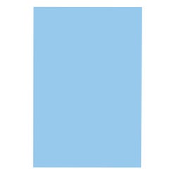 School Smart Folding Bristol Board, 9 x 12 Inches, Blue, Pack of 100 085532