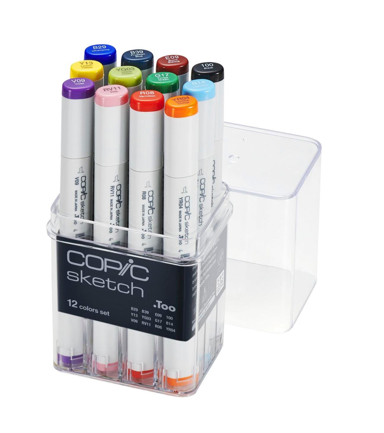 Copic Sketch Marker Set, 12 color basic set. 2134619