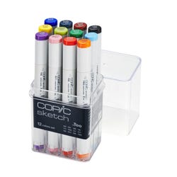 Copic Sketch Marker Set, 12 color basic set. 2134619