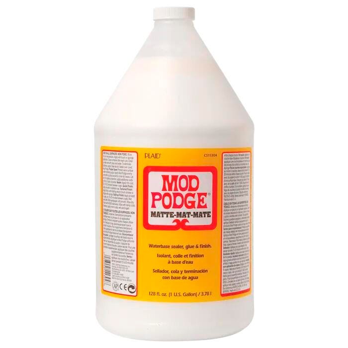 Mod Podge Sealer and Finish, Matte, 1 Gallon Jug