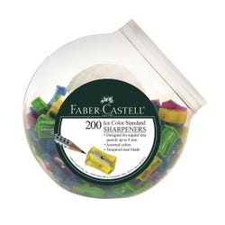 Faber-Castell Plastic Pencil Sharpeners, Fishbowl of 200