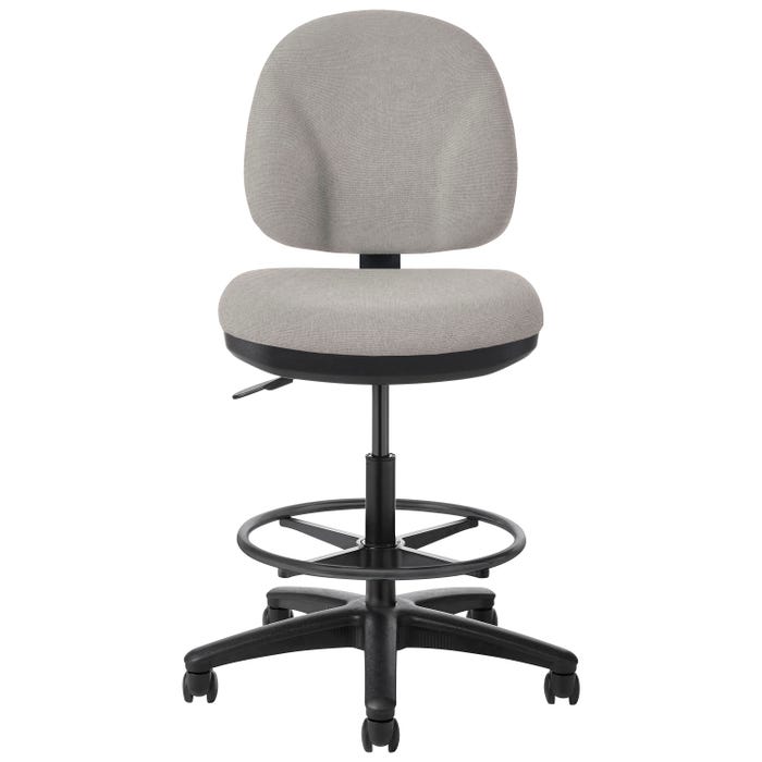 Office Master BC41 Teachers Stool, 25 x 18 x 40-52 Inches, Gray