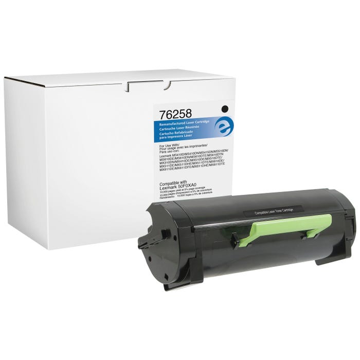 Elite Image Ink Toner Cartridge for Lexmark 60F1H00, Black