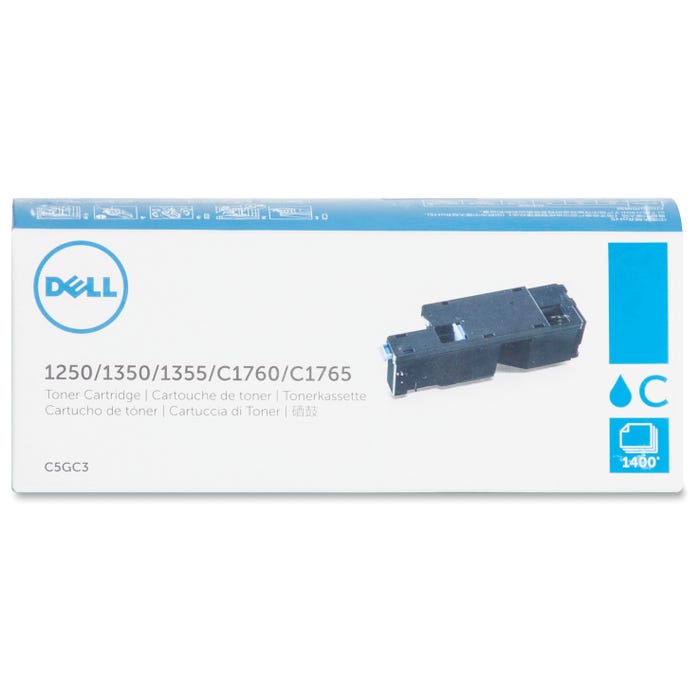 Dell Ink Toner Cartridge, C5GC3, Cyan