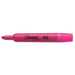 Sharpie Tank Style Highlighters, Chisel Tip, Fluorescent Pink, Pack of 12 077282