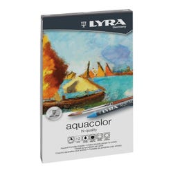 Image for Lyra Aquacolor Water Soluble Crayons, Assorted Color, Set of 12 from School Specialty