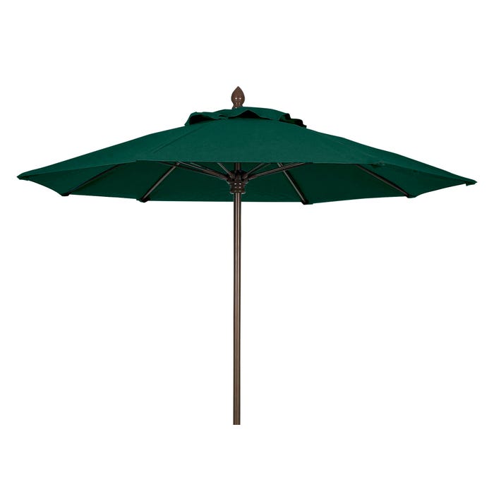 UltraSite Octagon Umbrella, Aluminum Post, Pin and Pully Lift, Grade B Fabric