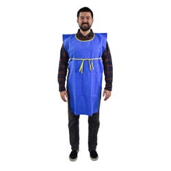 School Smart Vinyl Apron with Pocket, Waterproof, 33 x 21 Inches 084982