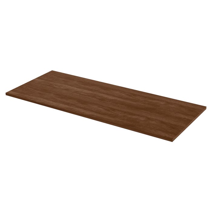 Lorell Quadro Sit Stand Station Laminate Tabletop, 72 x 30 Inches, Cherry
