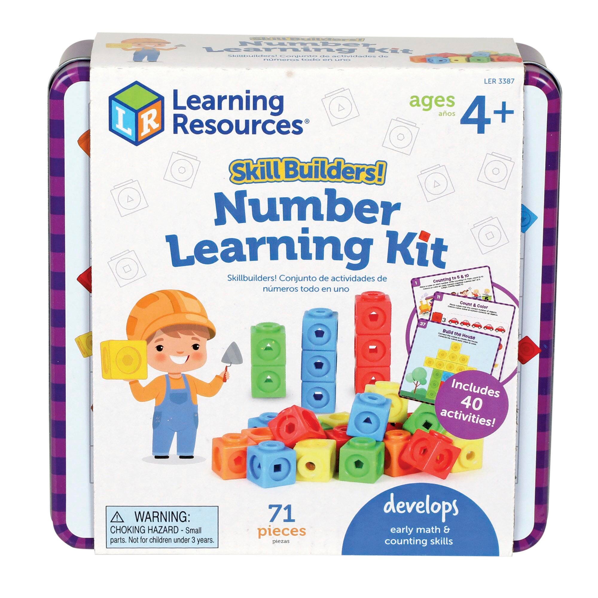 Image for Learning Resources Skill Builders Number Learning Kit Prek-K Classroom Kit from School Specialty