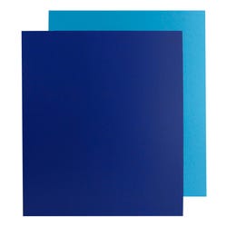 Flipside Blue Two Sided Project Sheet, 22 x 28 Inches, Blue/Sky Blue, Bulk Pack of 25, Item Number 2102237