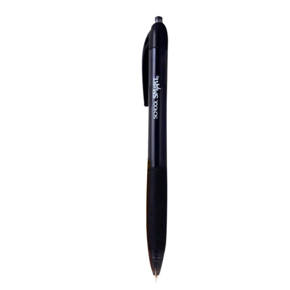Image for School Smart Retractable Hybrid Gel and Ink Pens, Black, Pack of 48 from School Specialty