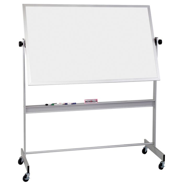 MooreCo Deluxe Reversible Board, Porcelain/Cork, 4 x 8 Feet