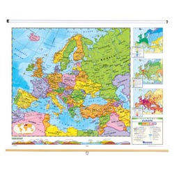 Nystrom Political Relief Map, Europe, Item Number 1398308