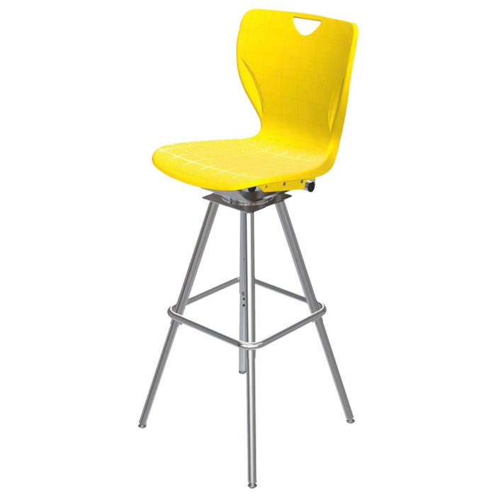 Classroom Select Contemporary Swivel Stool, Adjustable Height