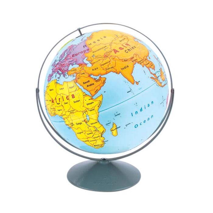 Nystrom Raised Relief Early Learning Globe, 12 Inch Diameter