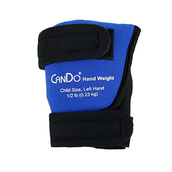 CanDo Palm Weights, Child Size Left Hand, 1/2 pound
