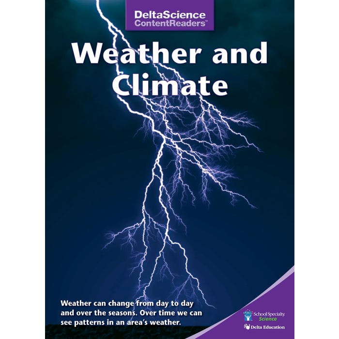 Delta Science Content Readers Weather and Climate Purple Book, Pack of 8