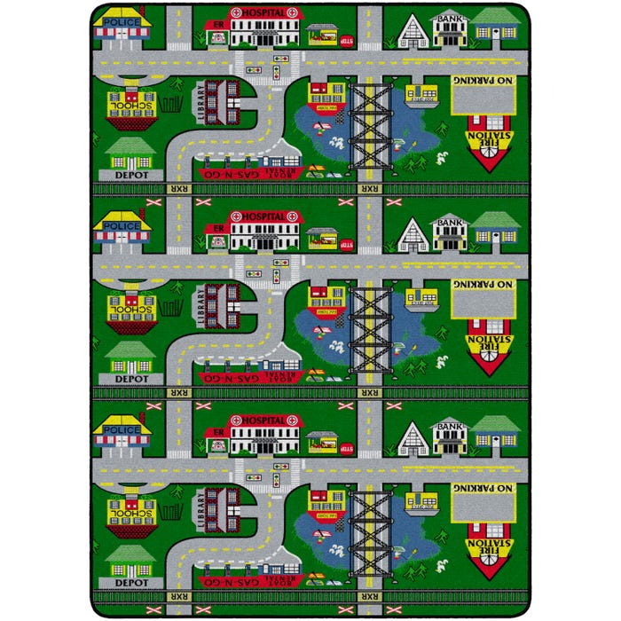 Flagship Carpets Places-To-Go Carpet, Rectangle