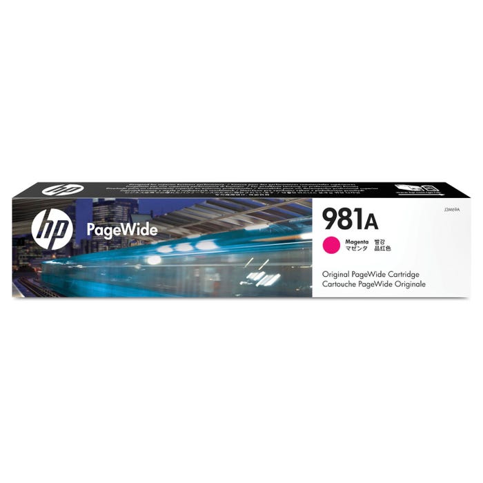 HP 981A Ink Cartridge, J3M68A, Cyan